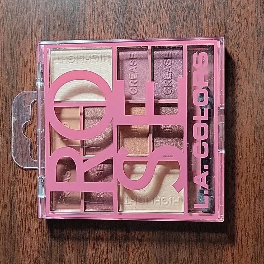 L.A. Colors Rose 10-Color Eyeshadow Palette
